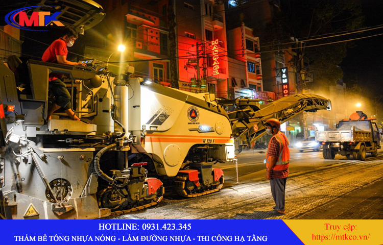 Cào bóc mặt đường bê tông nhựa Cào bóc mặt đường bê tông nhựa